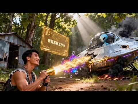 【新劇完結】🔥外星飛船竟被手電筒修好？看我利用神奇手電筒開啟致富路