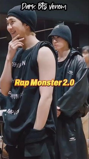Jk❌ Chota Rap Monster ✅😂 #bts #darkbtsvenom 🔥