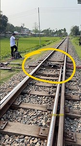 Hand operates interlock track changing. #railtrack #train #railway #shorts