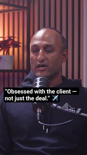 “Obsessed with the client — not just the deal.” ✈️