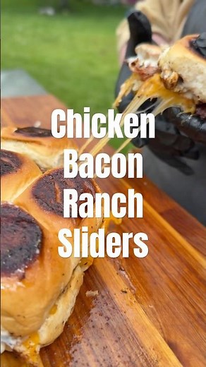 Chicken Bacon Ranch Sliders