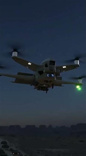 Quadcopter Drone Night Vision Reconnaissance, Precision Strike on Enemy Tank