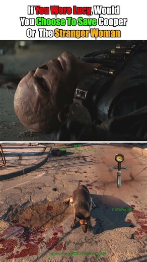 If You Were Lucy, Would You Choose To Save Cooper Or The Stranger Woman? #Fallout #FalloutTVShow