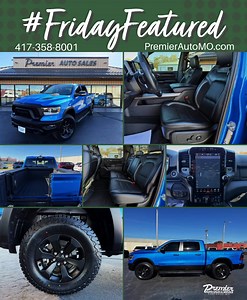 🔥 FRIDAY FEATURED VEHICLE 🔥 Say hello to a truck that checks every single box… and then some! 😍🛻💥 🚨 2022 RAM 1500 REBEL G/T CREW CAB 4X4 🚨 If you’ve been searching for a loaded, powerful, clean-as-they-come pickup… THIS is your sign! With only 35,135 miles and still under factory warranty, this Rebel G/T is built to impress from every angle. 😎✨ 💪 5.7L HEMI • 8-Speed Auto 🛣️ Heads-Up Display 🪞 Digital Rearview Mirror 🚨 Pedestrian Emergency Braking 🚗 Adaptive Cruise w/ Stop & Go 🌧️ R