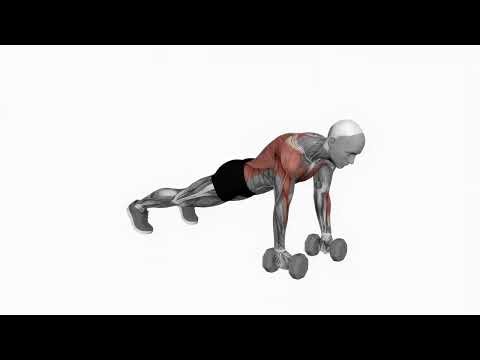 Dumbbell Renegade Row - Proper Form & Technique [4K]