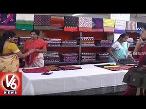People Shows Interest On Handloom And Handcraft Products | Hyderabad | V6 News