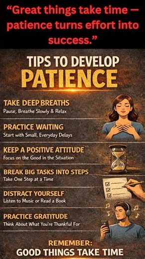 Develop Patience in Life | 6 Simple Tips for a Calm and Strong Mind