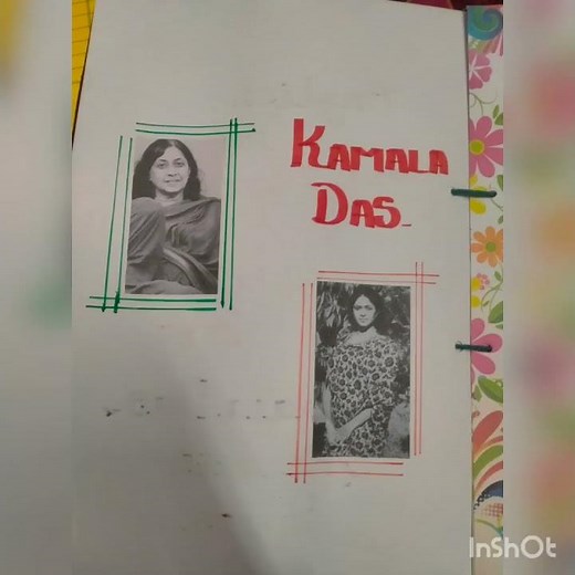class 12th... English project work... Kamala das...🙂🙂
