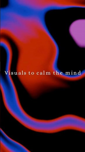 Abstract Screensaver | Black Red Blue Purple Liquid Visuals