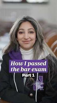 How I passed the bar exam: Part 1