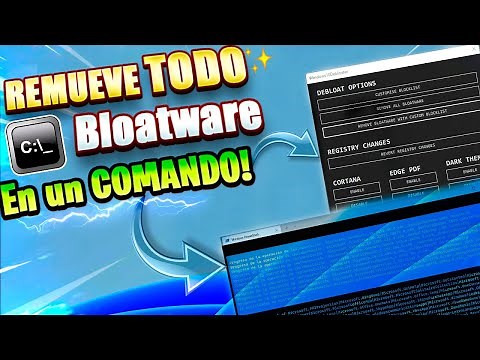 SUPER TOOL⚡ Elimina BLOATWARE de Windows 11 / TODO DESDE un COMANDO!