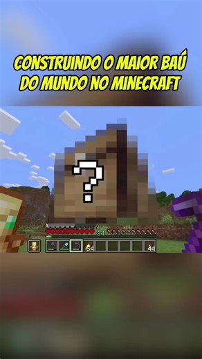 Construindo o maior baú do mundo no Minecraft