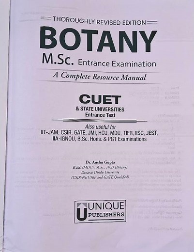 Botany CUET PG Complete Syllabus