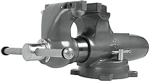 Wilton Machinist Bench Vise, 8" Jaw Width, 12" Jaw Opening, 5-13/16" Throat (Model 800S)