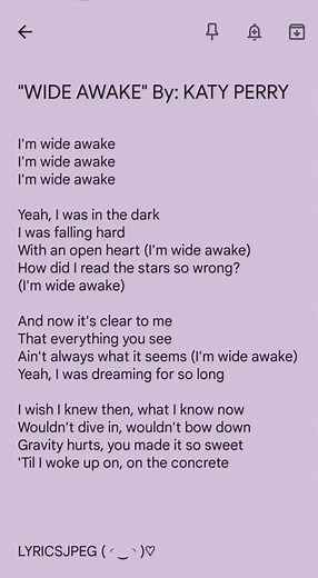 Understanding Katy Perry's 'Wide Awake' Lyrics