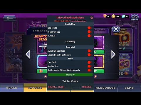 Drive Ahead V3.19.1 Mod Menu | Free Craft God Mod High Damage Kill Enemy Dumb AI Damage Boss No Ads