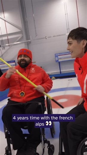 ParalympicsGB on Instagram: "Spoiler alert: it’s not as easy as it looks 😳 What happens when the admin team’s own @itslaurenrowles tries Wheelchair Curling for the first time? 🥌 Chaos, commitment… and a LOT of bloopers 🤣 Catch her masterclass (and the full behind-the-scenes mayhem) taught by our mixed doubles duo Jo & Jason, coming soon to our YouTube channel 👀❄️ #curling #milanocortina2026 #paralympics"