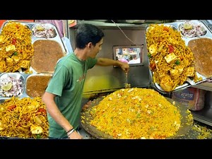 Famous Bhura Bhai Selling Amazing Veg Pulav Rs 50 /- Only | Indian Street Food