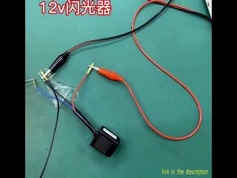 Electric bicycle 48/60V LED Blinking Relay Turn Signal Flasher Three-wire 12V Blinking Led Lights