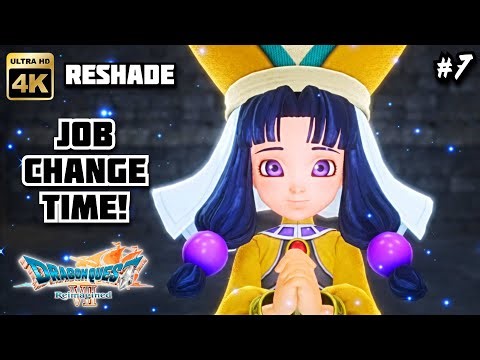 Job Class Battle Vocation! Dragon Quest VII Reimagined PC 4K Free Cam MOD #7 Restoration The Abbey