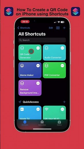 Create a QR Code for Website on iPhone