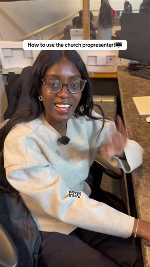 Episode 3 | Behind the scenese of the church media team!⛪️ How to use the Pro Presenter. #mediateam #church #christiantiktok