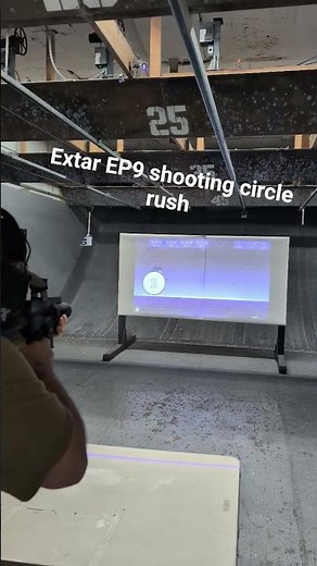 Extar EP9 shooting Accushoot circle rush game. #shootingcompetition #accushoot #extar #ep9