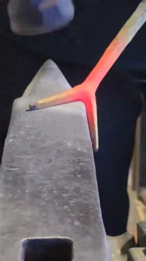 Forging Titanium Fork Part 3 #asmr #diy #nature