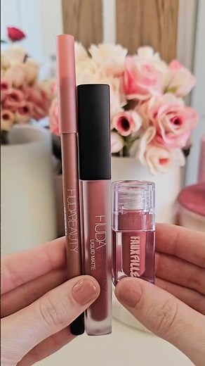 Huda Beauty Bombshell Lip Trio Swatches