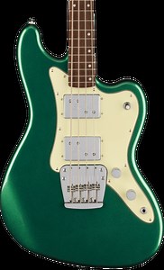 Squier Paranormal Rascal HH Short-Scale Bass Guitar in Sherwood Green