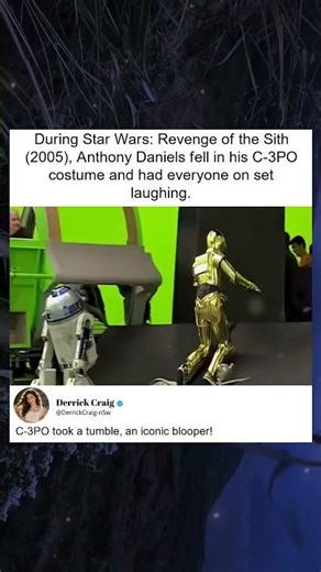 Anthony Daniels' C-3PO Set Blooper