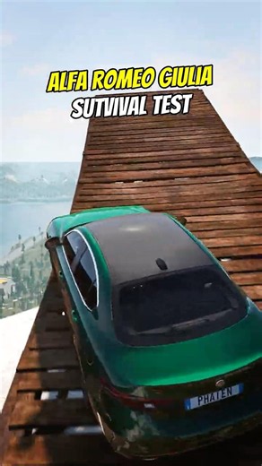 Alfa Romeo Giulia Survival Test - BeamNG.drive #simulation