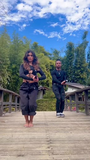 Demon Slayer training w/ @raynavallandingham #badass #martialarts #anime