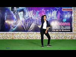 ALLGORHYTHMS 2022 -Psycho Saiyaan song - Apoorva Degree College, Karimnagar