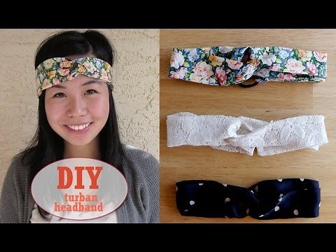 DIY Sew Easy Turban Headband Tutorial | Sew Easy Please
