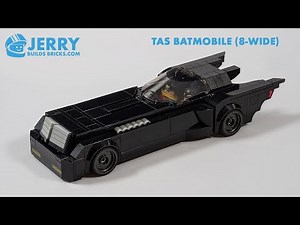 Custom LEGO TAS Batmobile (8-wide) Instructions (MOC #143)