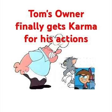 Tom and Timmy Defeat Tom's Owner (Clint Clobber) #tomandjerry #fairlyoddparents