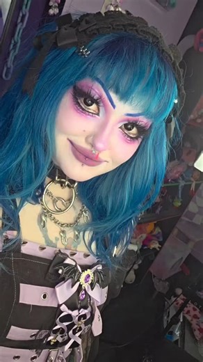 Haeli | huge creepy doll eyes makeup tutorial | Instagram