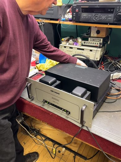 Bill | Monster Audio Research mono block on the bench. #vintage #workvibes #audioresearch | Instagram