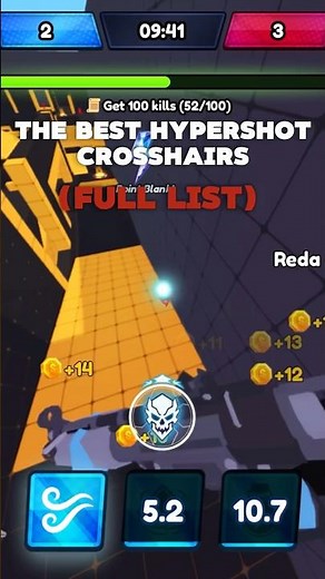FULL LIST OF HYPERSHOT CROSSHAIRS! #roblox #hypershot #crosshair #tutorial #gugugaga
