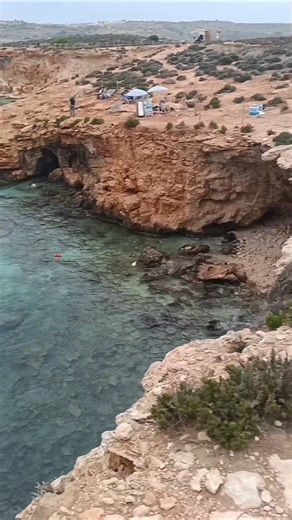 Visiting Blue Lagoon in Malta 🌊😜#travelmalta #bluelagoon #exploremalta