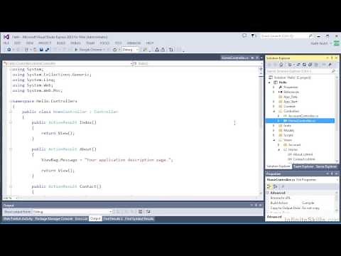 ASP.Net MVC Tutorial | Hello World