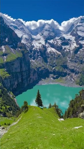 🇨🇭 Oeschinen Lake: Switzerland's Hidden Paradise! 😍
