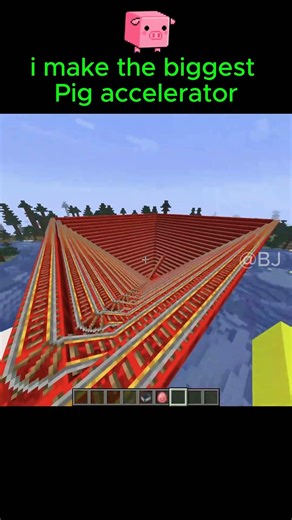the biggest pig accelerator #minecraft