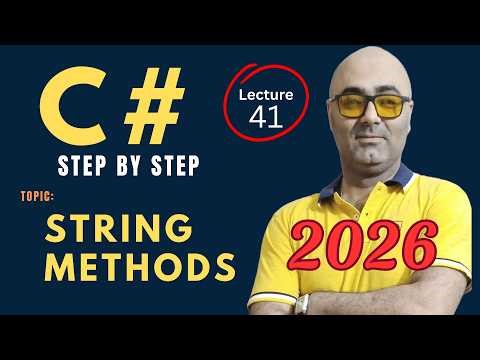 C# String methods – Beginner Friendly Tutorial – Csharp programming 2026