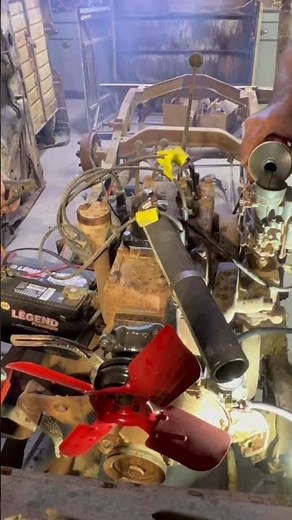 It’s ALIVE! The Go Devil engine in this 1946 Willys CJ2A looks like it has life #willys #engine #4x4