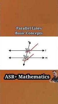 Parallel Lines And Its Basic Concepts // Geometry // #maths #mathematics #trending #trending