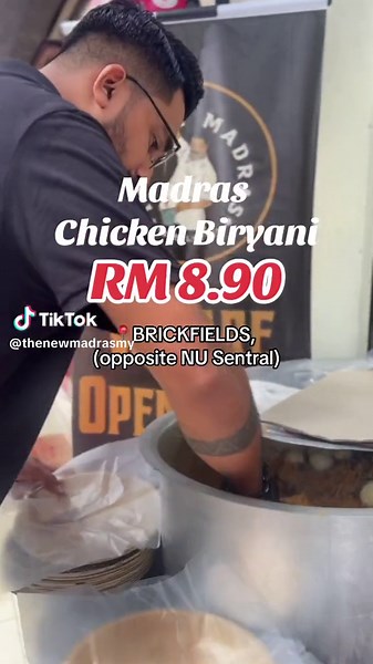 Authentic Madras Chicken Biryani for Only RM 8.90!