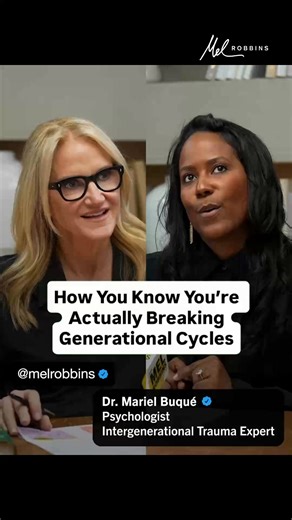 Mel Robbins on Instagram: "Have you ever walked away from a conversation and thought: Why did I react like that? You didn’t plan to snap. You didn’t plan to shut down. You didn’t plan to get so worked up. According to Columbia-trained psychologist and intergenerational trauma expert, Dr. Mariel Buqué, real change starts with one small thing. Not to be perfect. Just to respond a little differently. Feeling better doesn’t mean family stops stressing you out. It means stress doesn’t ruin the moment