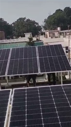 new solar installation project sec 35 #solarpower #solarworld